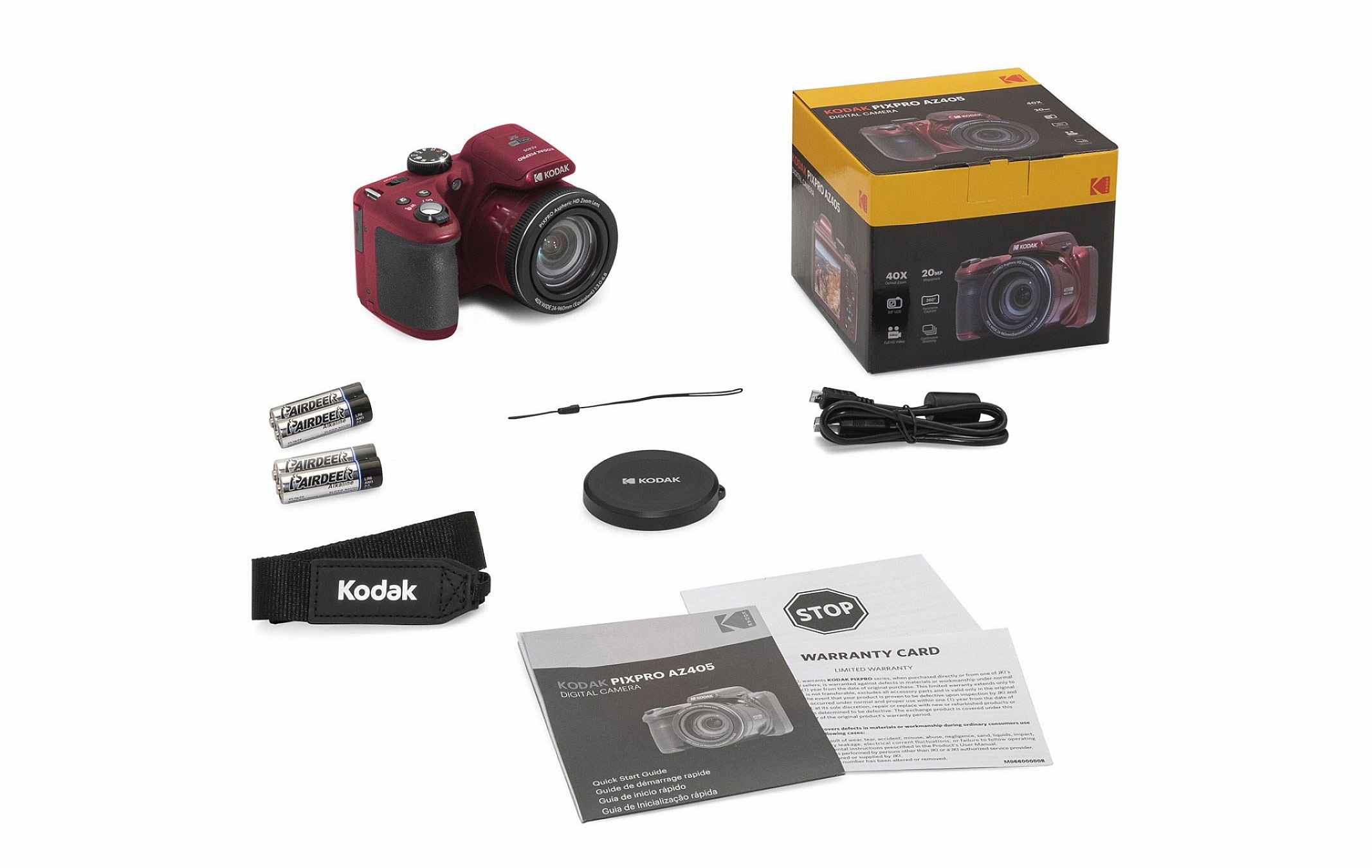 Synergy Digital Accessory Kit For Kodak PIXPRO AZ405 Camera - Includes SB201 Battery & USB Cable